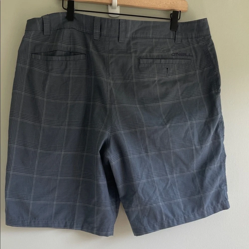 O'Neill Charcoal Plaid Men's Shorts